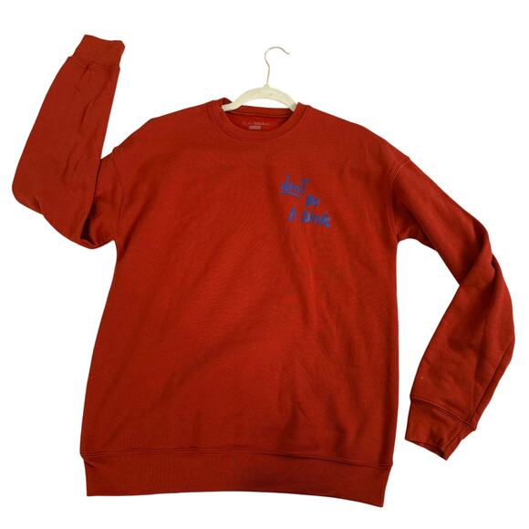 Civile Apparel Play Nicely Sweatshirt Unisex Medium Don't Be a Dink Pickleball - Picture 1 of 5